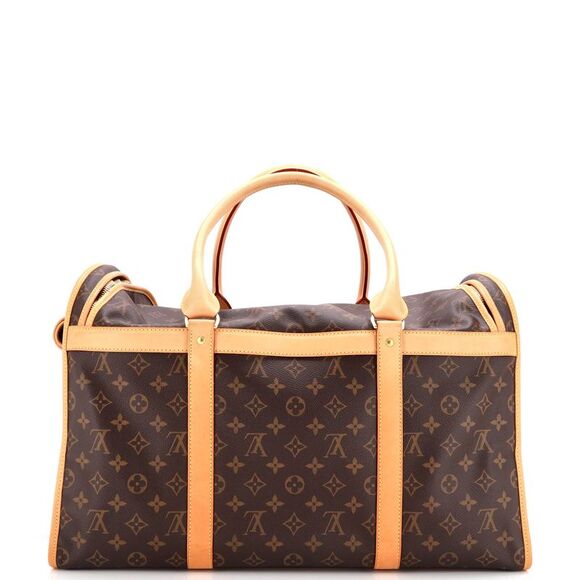 Louis Vuitton Dog Carrier Bag Monogram Canvas 50 Brown - Picture 3 of 9
